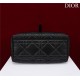 Dior SMALL SHOPPING TOTE Pewter-Metal Black High