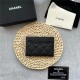 Chanel CLASSIC CARD HOLDER AP0213 Grained Calfskin & Silver-Tone Metal High