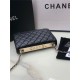 Chanel WALLET ON CHAIN AP2897 Lambskin & Gold-Tone Metal AP2897 Black A