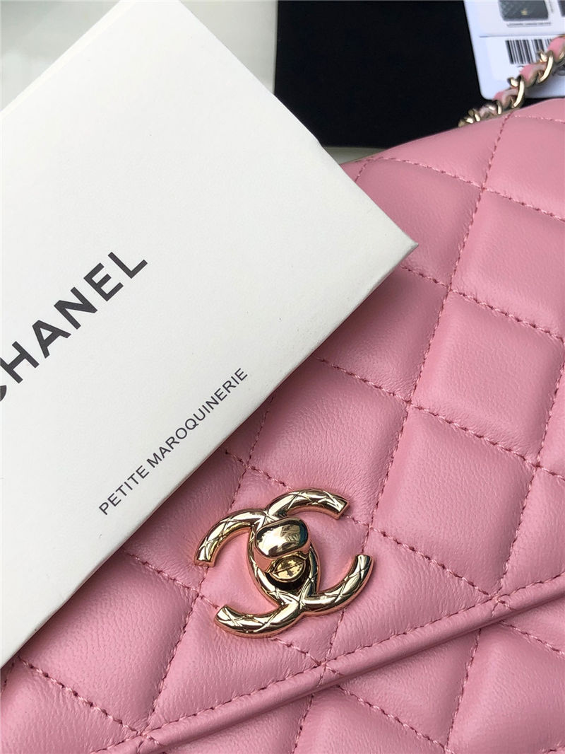 Chanel WALLET ON CHAIN AP2897 Lambskin & Gold-Tone Metal AP2897 Pink A