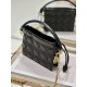 LADY DIOR TOP HANDLE DRAWSTRING MINI BAG Black High