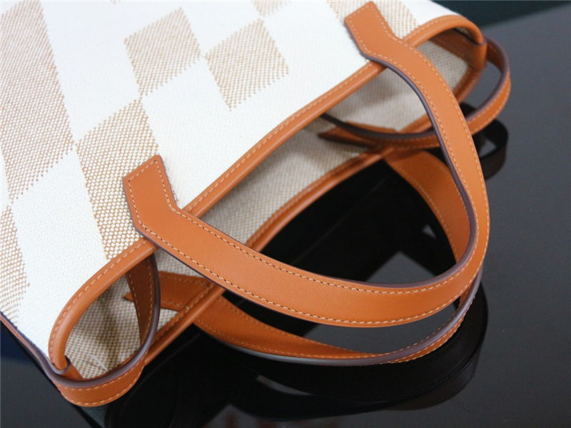 Hermes Cabas H En Biais Tote 27 Canvas With Leather WAX High