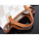 Hermes Cabas H En Biais Tote 27 Canvas With Leather WAX High