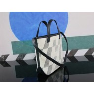 Hermes Cabas H En Biais Tote 27 Canvas With Leather WAX High