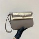 Hermes Kelly Depeches 25 Pouch Epsom Leather Etain High