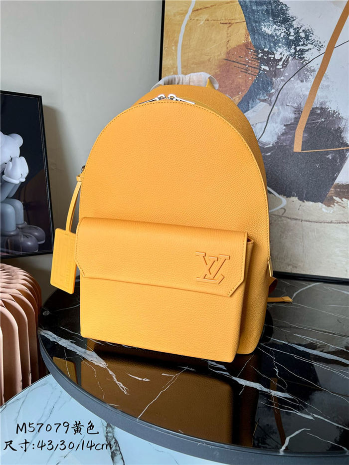 Louis Vuitton NEW BACKPACK M57079 Aerogram leather Yellow High