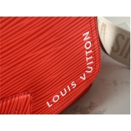 Louis Vuitton Montsouris Messenger Calf leather M23097 Orange-Red High