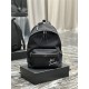 YSL CITY BACKPACK IN CANVAS, NYLON AND LEATHER High