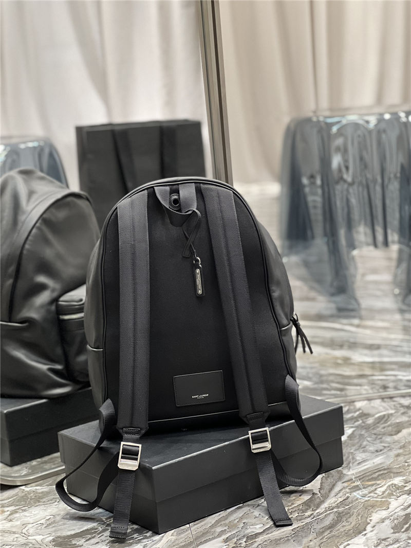 YSL CITY BACKPACK IN MATTE LEATHER High