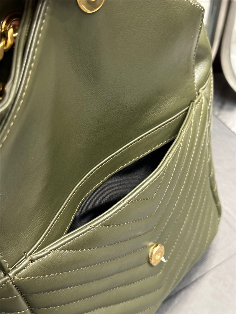 YSL JOE BACKPACK IN Lambskin Green High