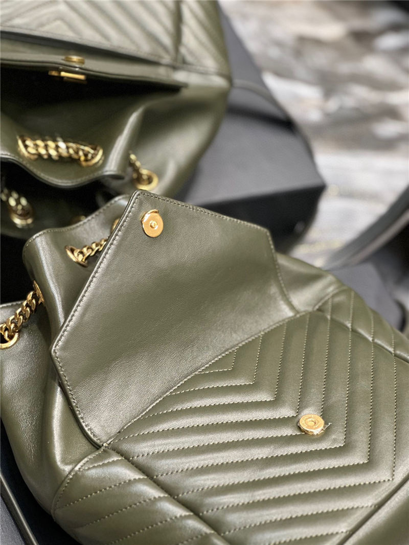 YSL JOE BACKPACK IN Lambskin Green High