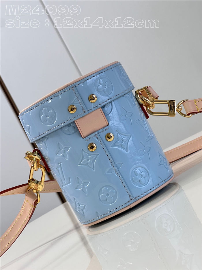 Louis Vuitton Astor Bag Monogram Vernis embossed cowhide leather M24099 Blue High