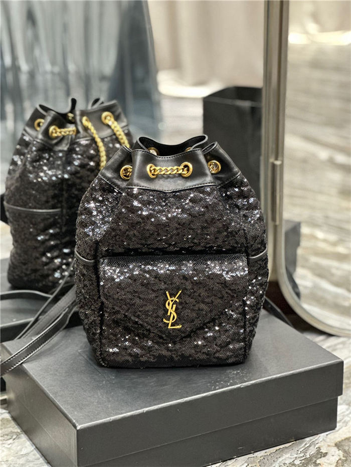 YSL JOE BACKPACK IN Sequins and Leather High