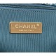 Large Chanel 19 Flap Bag Tweed Gold-Tone Olive High