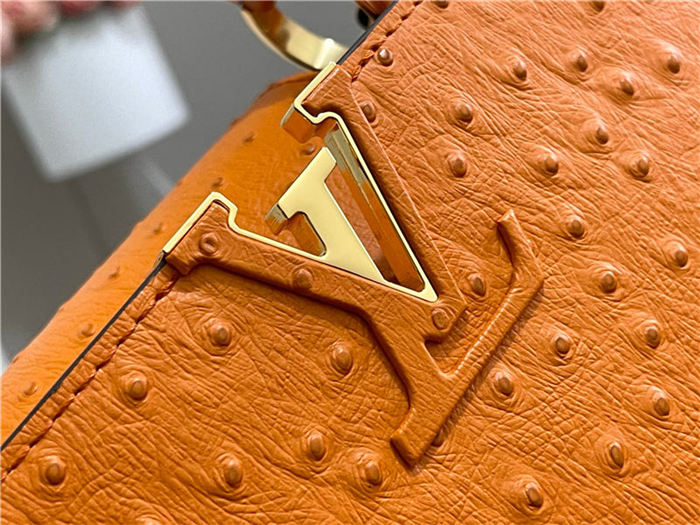 Louis Vuitton Capucines BB Ostrich leather M95393/M48865 Orange High