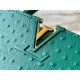 Louis Vuitton Capucines MM Ostrich leather M95393/M48865 Green High