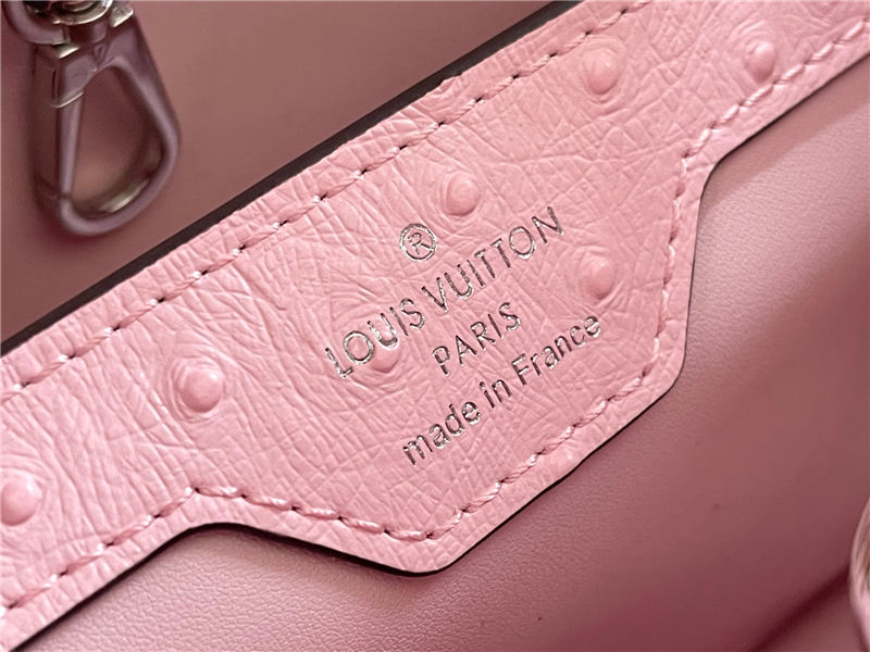 Louis Vuitton Capucines MM Ostrich leather M95393/M48865 Pink High