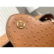 Louis Vuitton Capucines MM Ostrich leather M95393/M48865 Brown High