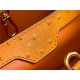 Louis Vuitton Capucines MM Ostrich leather M95393/M48865 Orange High