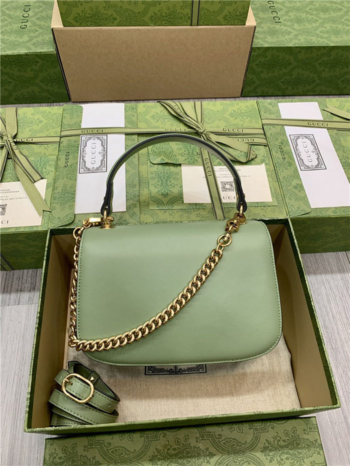 Gucci Blondie top-handle bag 735101 Green High