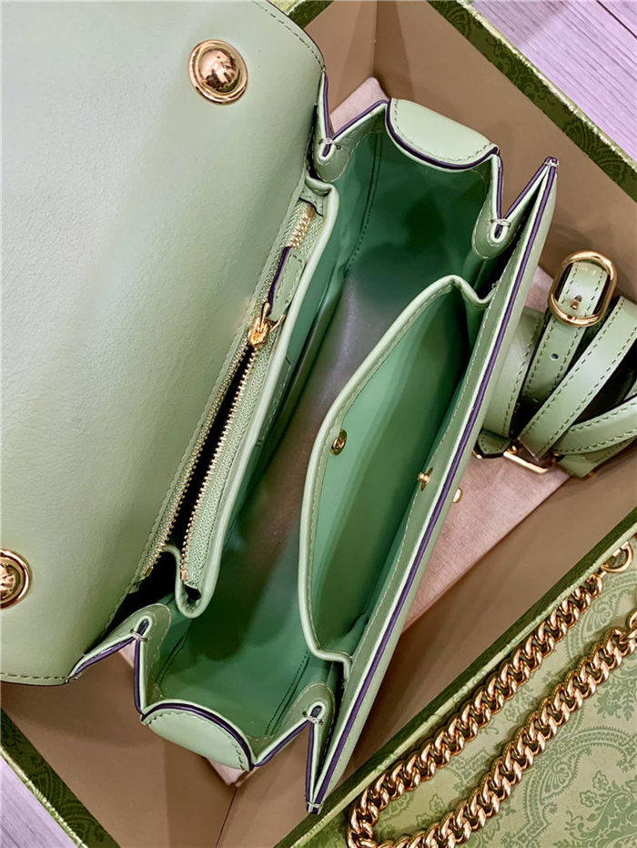 Gucci Blondie top-handle bag 735101 Green High