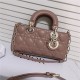 LADY D-JOY BAG SMALL Cannage Lambskin Pink High