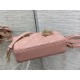 LADY D-JOY BAG MICRO Cannage Lambskin Pink High