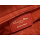 LADY D-JOY BAG MICRO Cannage Lambskin Red High