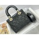 SMALL LADY Dior BAG Quilted-Effect Lambskin with Ornamental Motif High