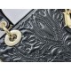 SMALL LADY Dior BAG Quilted-Effect Lambskin with Ornamental Motif High