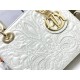 SMALL LADY Dior BAG Quilted-Effect Lambskin with Ornamental Motif High