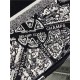 LARGE Dior BOOK TOTE Plan de Paris Embroidery Black/White High