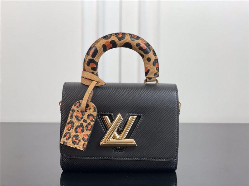 Louis Vuitton TWIST PM Epi Leather M58546 Black High