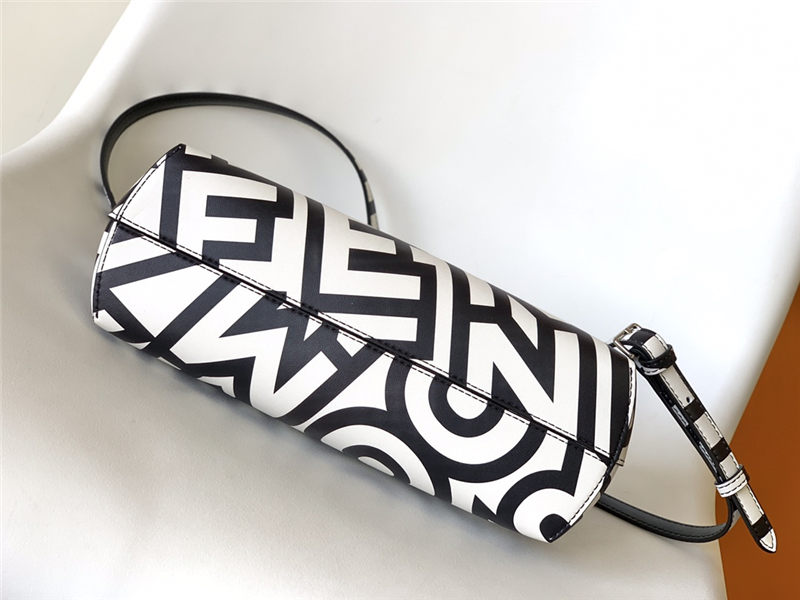 Fendi First Midi Bag leather printed Roma High