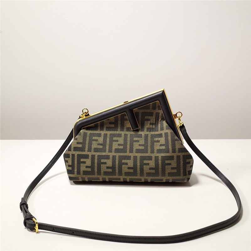 Fendi FIRST SMALL Fabric bag Black High