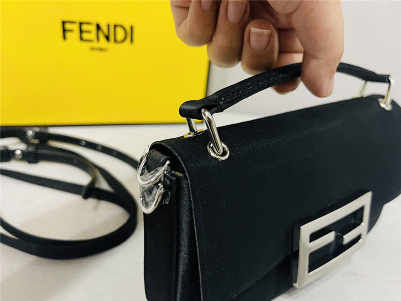 Fendi BAGUETTE Phone Holder bag Black High