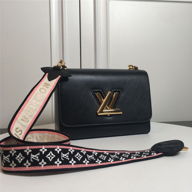 Louis Vuitton TWIST MM Epi grained cowhide leather Embroidery Strap M57050 High