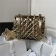 Chanel BACKPACK & STAR COIN PURSE AS4649 Mirror Calfskin, Metallic Calfskin & Gold-Tone Metal Gold A