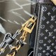 Louis Vuitton Lexington Pouch Monogram-embossed calf leather M82232 Black High