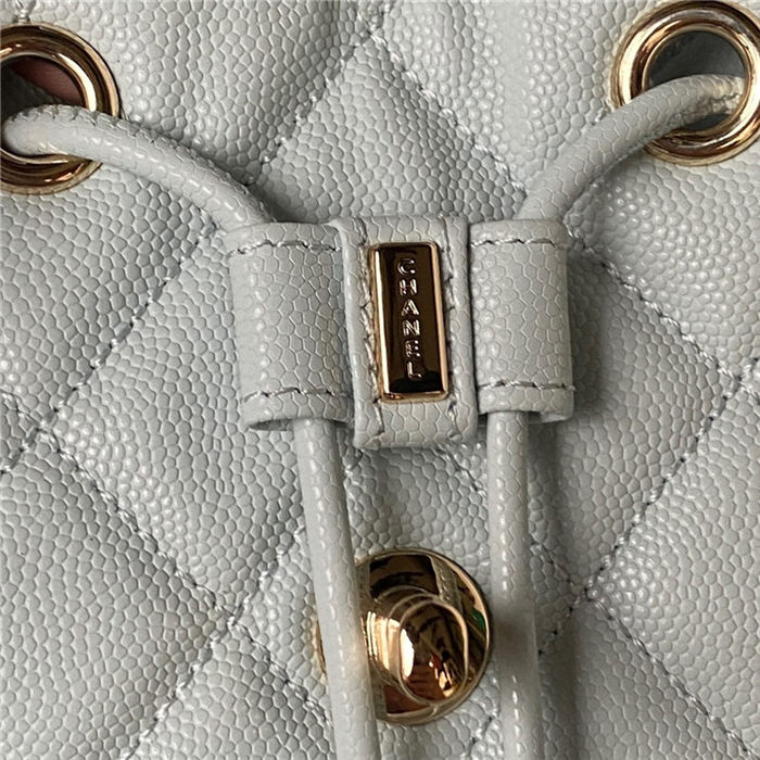 Chanel BACKPACK AS4058 Grained Calfskin & Gold-Tone Metal Pale Green A