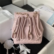 Chanel BACKPACK AS4058 Grained Calfskin & Gold-Tone Metal Pink A