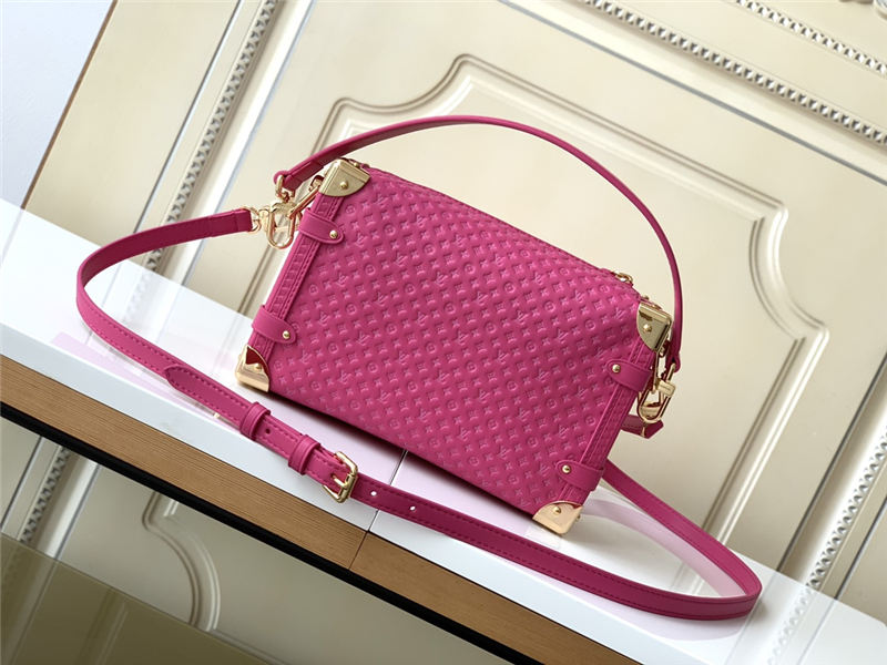 Louis Vuitton SIDE TRUNK Monogram Empreinte M46358 Fuchsia High