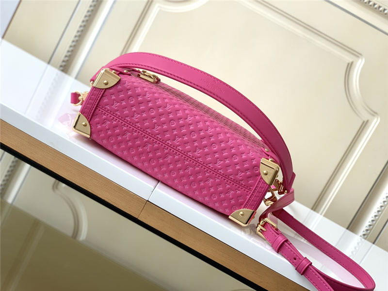 Louis Vuitton SIDE TRUNK Monogram Empreinte M46358 Fuchsia High