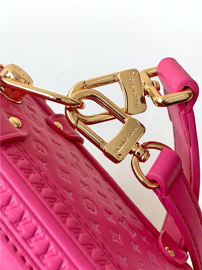 Louis Vuitton SIDE TRUNK Monogram Empreinte M46358 Fuchsia High