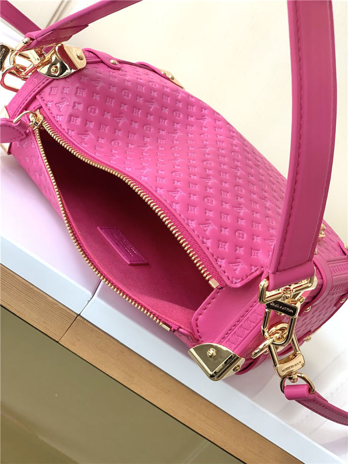 Louis Vuitton SIDE TRUNK Monogram Empreinte M46358 Fuchsia High