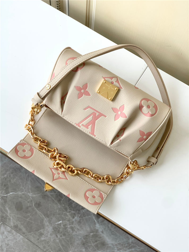 Louis Vuitton FAVORITE Monogram Empreinte Beige/Pink M46393 High