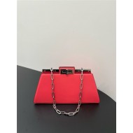 Peekaboo Cut Medium leather bag Pink High