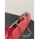 Peekaboo Cut Medium leather bag Pink High