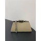 Peekaboo Cut Medium leather bag Beige High