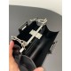 Peekaboo Cut Petite leather bag Black High